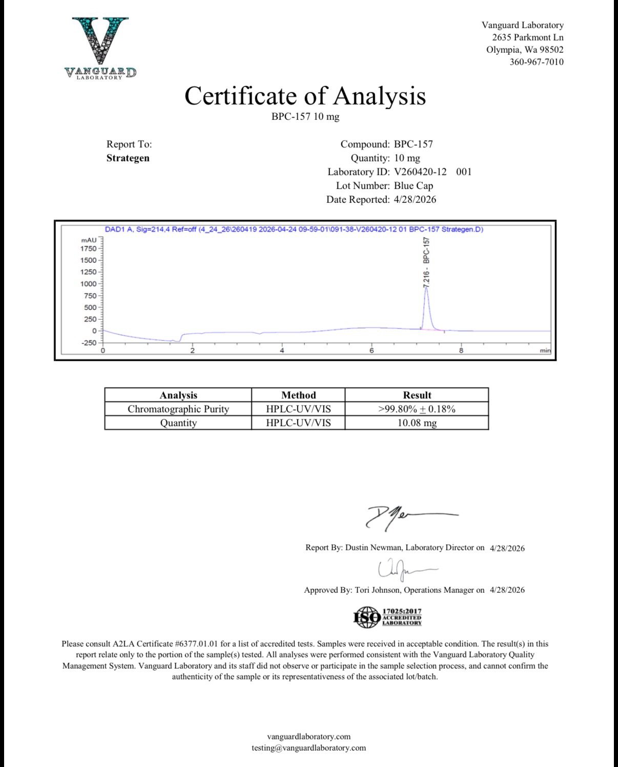 BPC-157 10 mg - Image 2